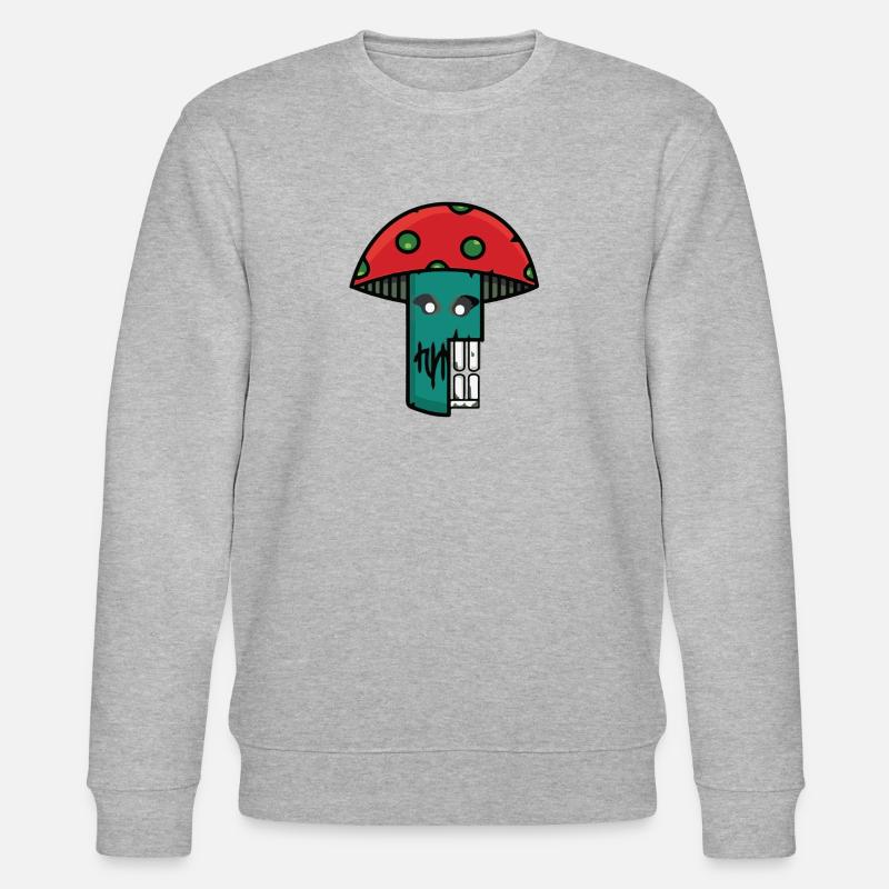 Échantillon de champignon - Sweat bio CHANGER Stanley/Stella Unisexe - gris chiné