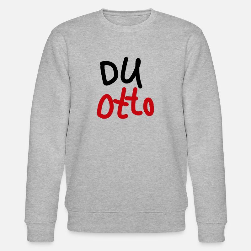 Du Otto - Stanley/Stella Unisex Bio-Sweatshirt CHANGER  - Grau meliert