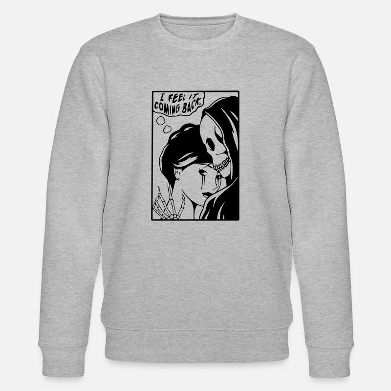 comin back - Stanley/Stella CHANGER Unisex Organic Sweatshirt - heather grey