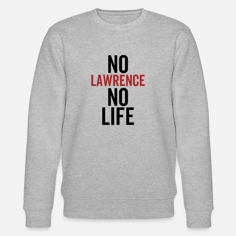 No Lawrence No Life - Stanley/Stella CHANGER Unisex Organic Sweatshirt - heather grey