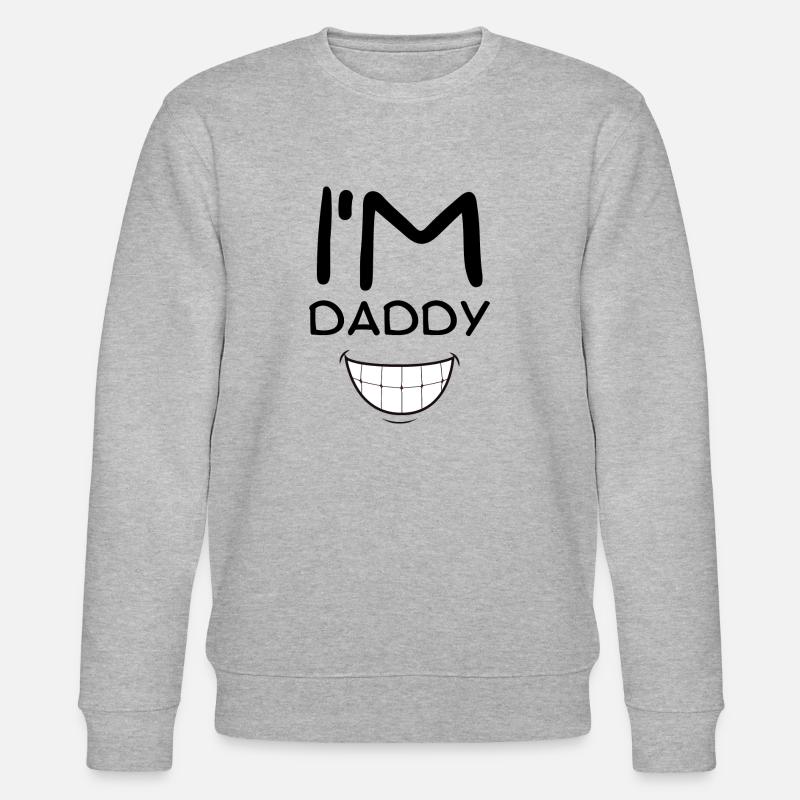 I´m Daddy - Stanley/Stella Unisex Bio-Sweatshirt CHANGER  - Grau meliert