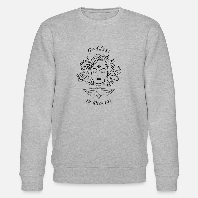 Goddess - in Process - Stanley/Stella Unisex Bio-Sweatshirt CHANGER  - Grau meliert