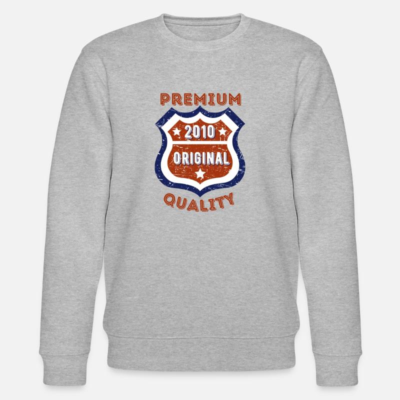 Qualité premium 2010 - Sweat bio CHANGER Stanley/Stella Unisexe - gris chiné