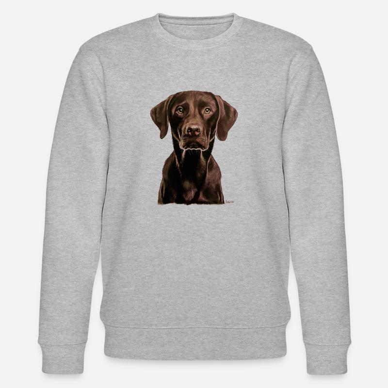 Labrador - Stanley/Stella Unisex Bio-Sweatshirt CHANGER  - Grau meliert