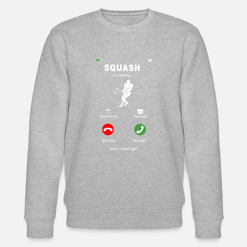 Squash is calling - Stanley/Stella CHANGER Unisex Organic Sweatshirt - heather grey