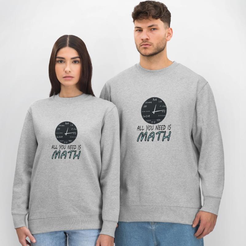 Study Math Student Math Study Gift Stanley/Stella CHANGER Unisex Organic Sweatshirt