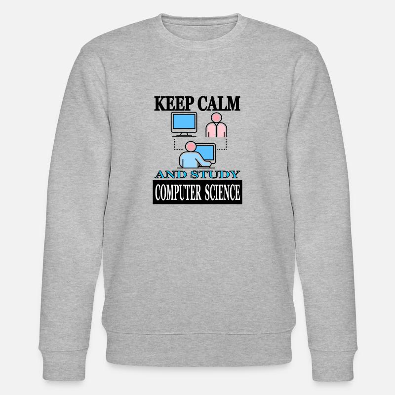 Informatik Student Computerlinguistik studieren - Stanley/Stella Unisex Bio-Sweatshirt CHANGER  - Grau meliert