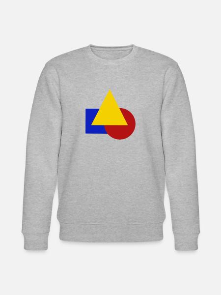 Geometric - Stanley/Stella CHANGER Unisex Organic Sweatshirt - heather grey