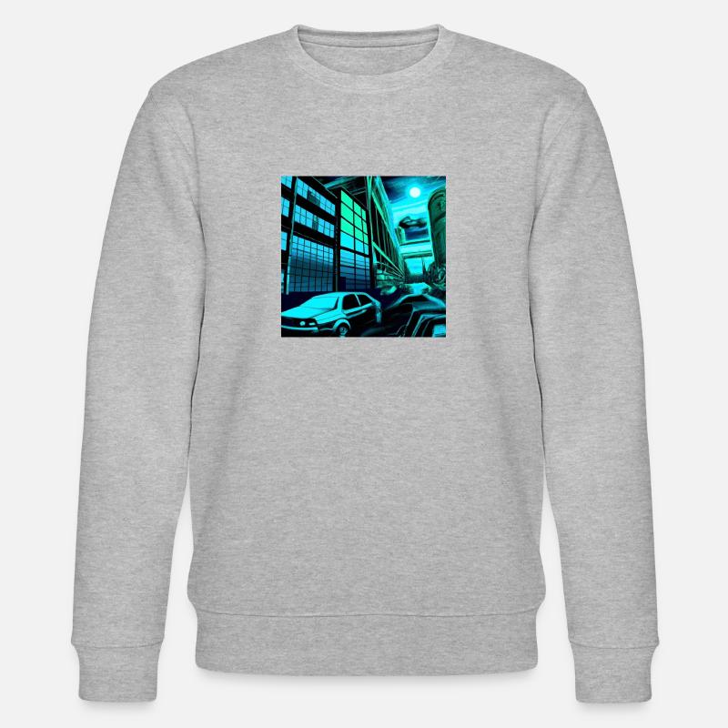 Design “Wolfsburg-3“ - Stanley/Stella Unisex Bio-Sweatshirt CHANGER  - Grau meliert
