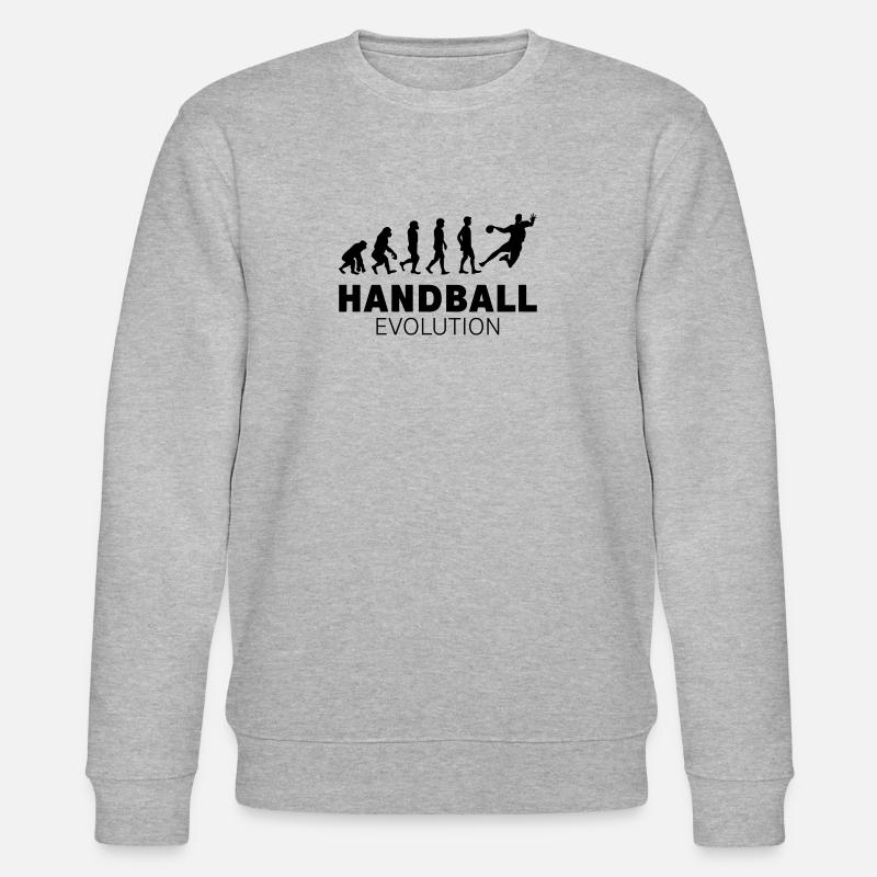 HANDBALL EVOLUTION MANN - Stanley/Stella Unisex Bio-Sweatshirt CHANGER  - Grau meliert