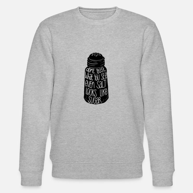 salt and sugar - Stanley/Stella Unisex Bio-Sweatshirt CHANGER  - Grau meliert