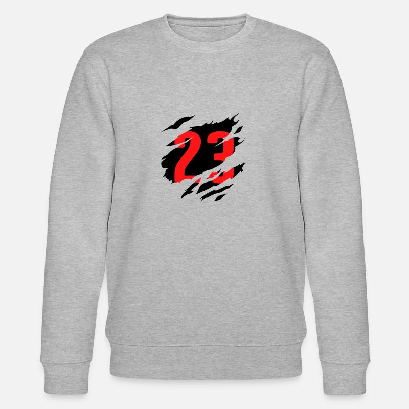 23 Unleashed - Stanley/Stella Unisex Bio-Sweatshirt CHANGER  - Grau meliert