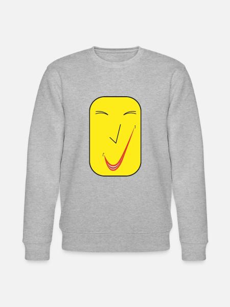 Fine smile SQ. - Stanley/Stella CHANGER Unisex Organic Sweatshirt - heather grey