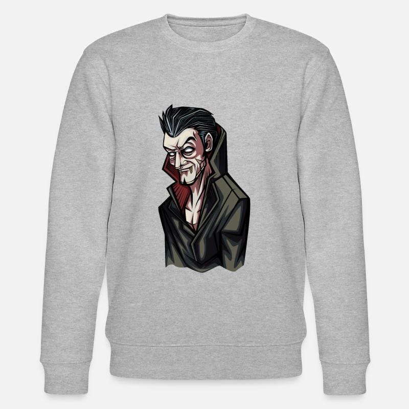 Dracula - Stanley/Stella Unisex Bio-Sweatshirt CHANGER  - Grau meliert