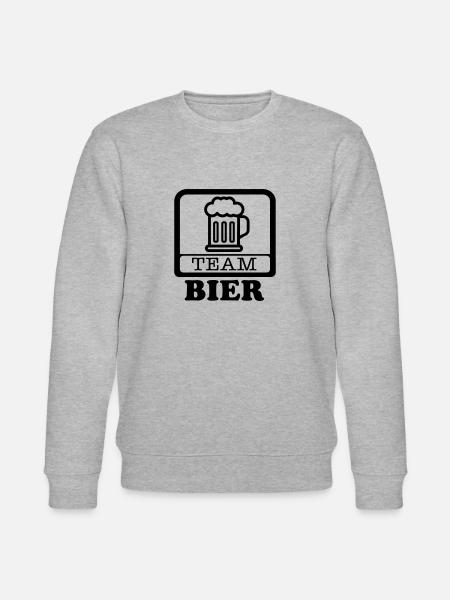 team Bier Bierkrug - Stanley/Stella Unisex Bio-Sweatshirt CHANGER - Grau meliert
