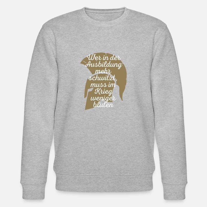 Spartaner - Stanley/Stella Unisex Bio-Sweatshirt CHANGER  - Grau meliert