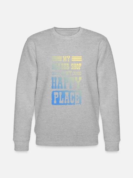 Barber shop - Stanley/Stella Unisex Bio-Sweatshirt CHANGER - Grau meliert
