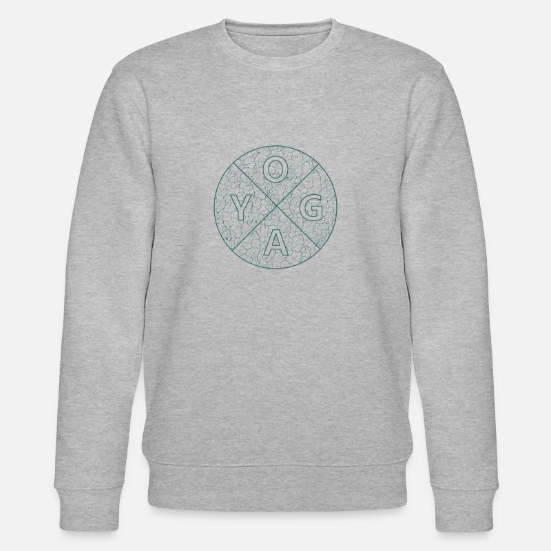 Yoga Yogi - Stanley/Stella Unisex Bio-Sweatshirt CHANGER  - Grau meliert