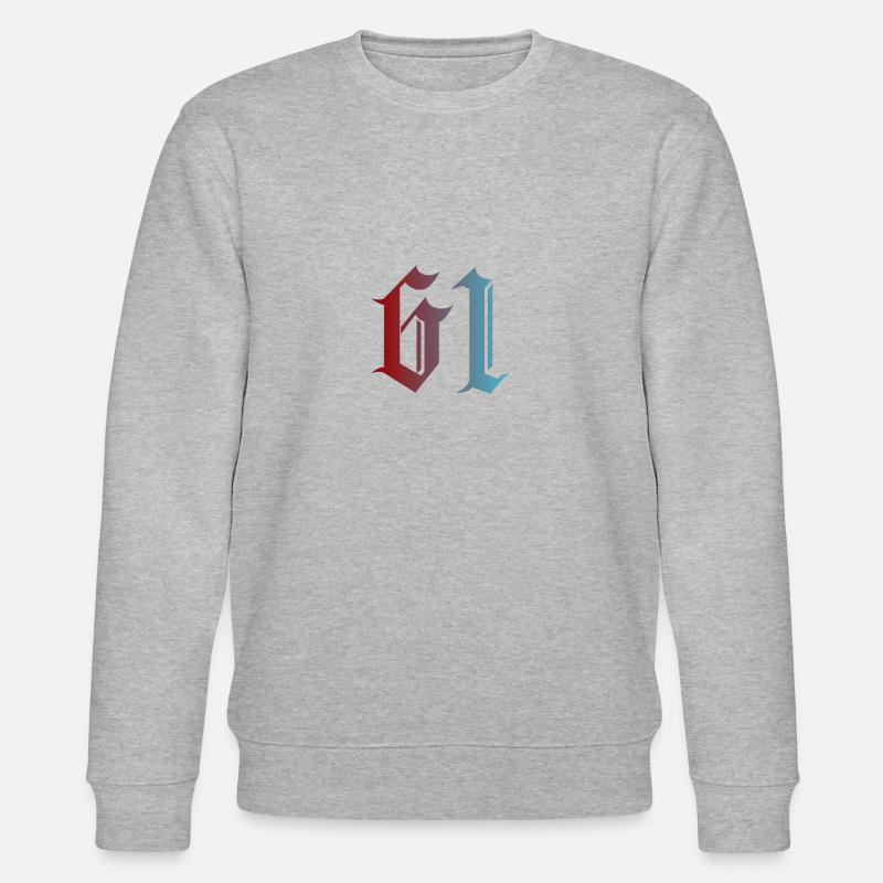 61 Trabzon Logo - Stanley/Stella Unisex Bio-Sweatshirt CHANGER  - Grau meliert
