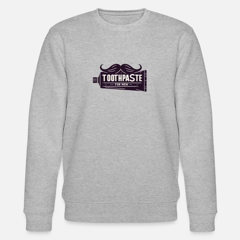 Toothpaste for men - Stanley/Stella CHANGER Unisex Organic Sweatshirt - heather grey