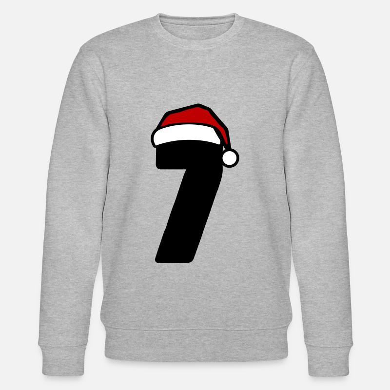 7 Numéro de Noël - Sweat bio CHANGER Stanley/Stella Unisexe - gris chiné
