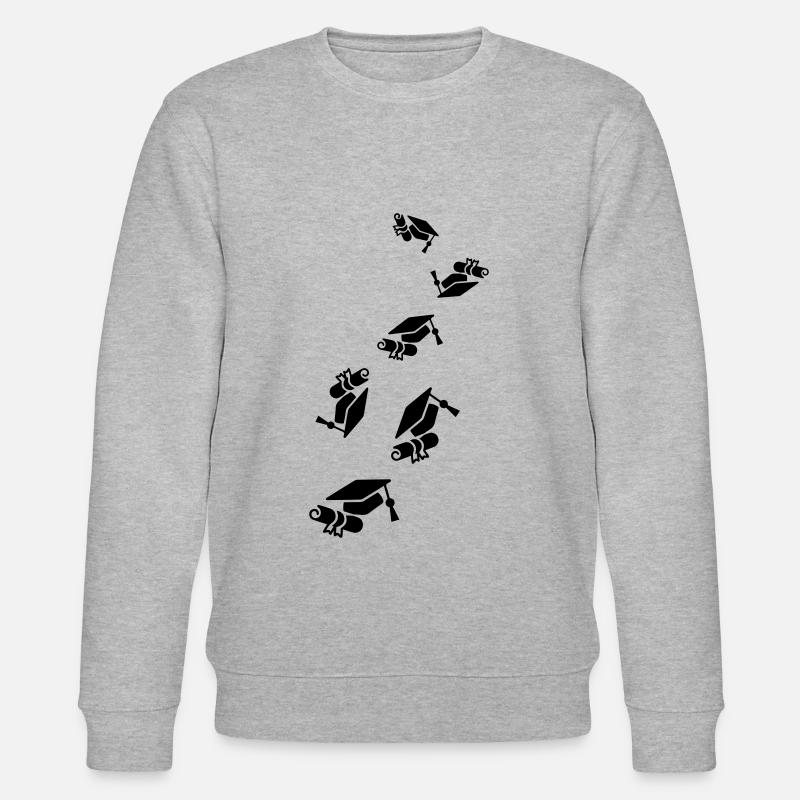 Student cap graduation - Stanley/Stella CHANGER Unisex Organic Sweatshirt - heather grey