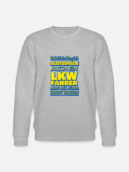 LKW FAHRER - Stanley/Stella Unisex Bio-Sweatshirt CHANGER - Grau meliert
