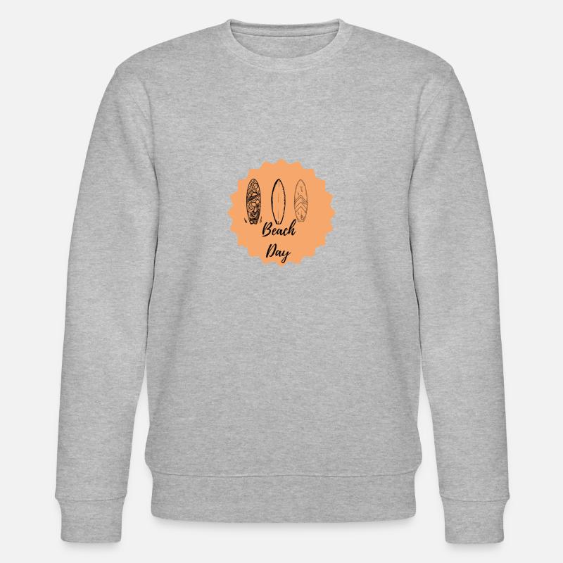 Beach Day - Stanley/Stella Unisex Bio-Sweatshirt CHANGER  - Grau meliert