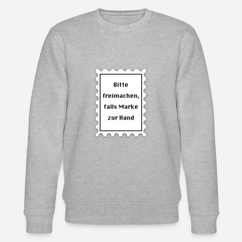 Post Briefmarke - Stanley/Stella Unisex Bio-Sweatshirt CHANGER  - Grau meliert