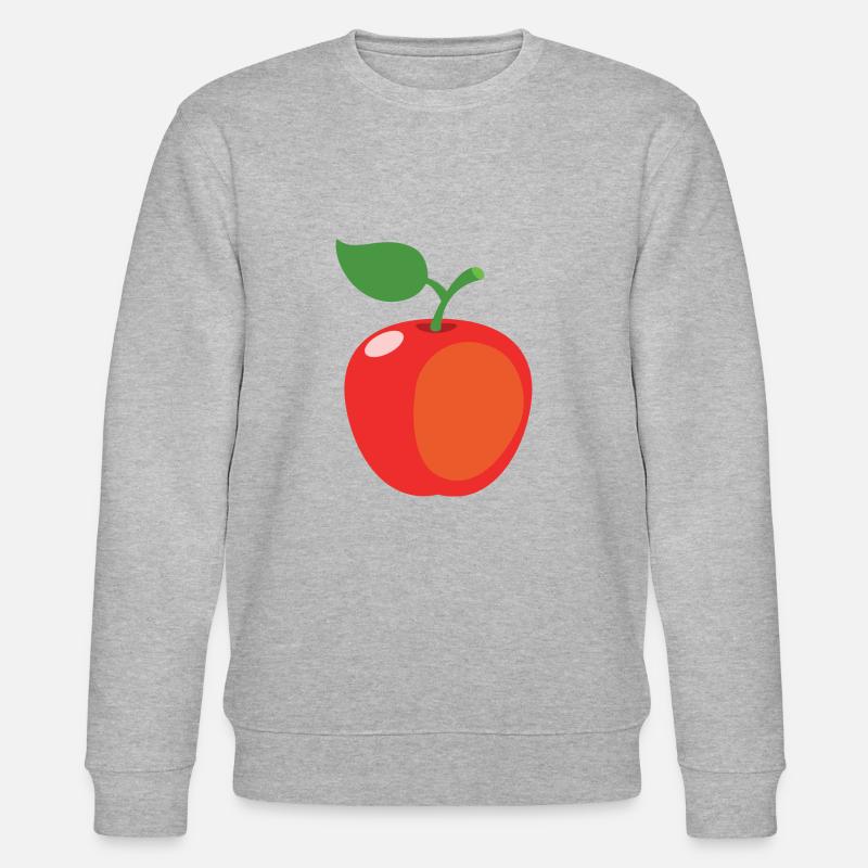 Apfel - Stanley/Stella Unisex Bio-Sweatshirt CHANGER  - Grau meliert