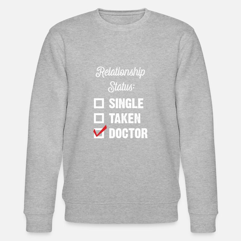 Dr. Check! - Stanley/Stella Unisex Bio-Sweatshirt CHANGER  - Grau meliert