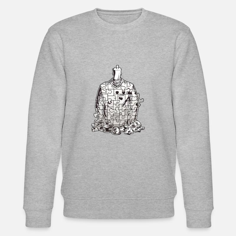 Pull puzzle - Stanley/Stella CHANGER Unisex Organic Sweatshirt - heather grey