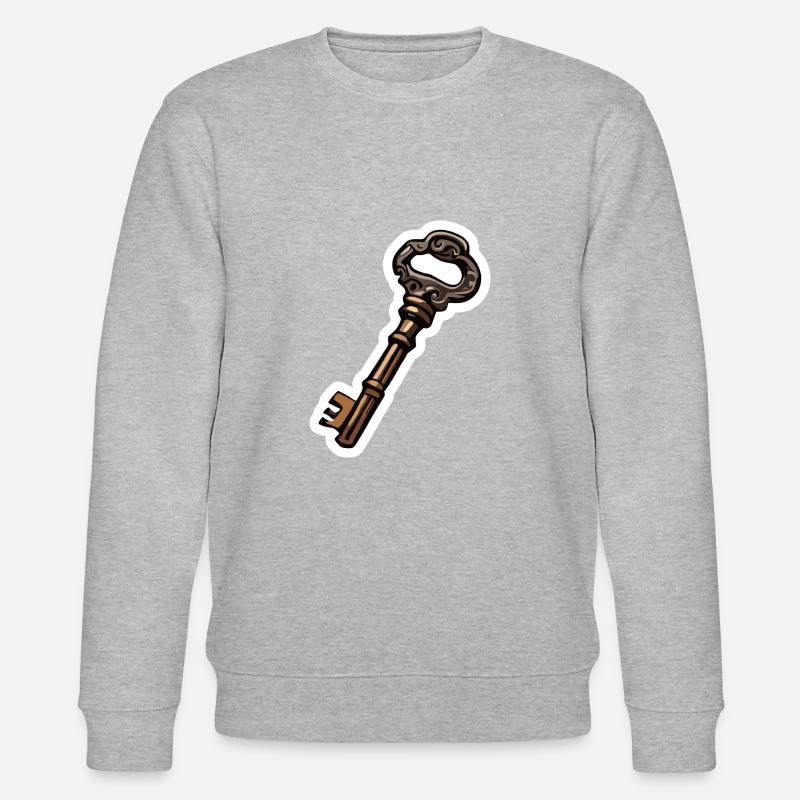 Clé / Serrure / Verrouillé / Sécurité - Sweat bio CHANGER Stanley/Stella Unisexe - gris chiné