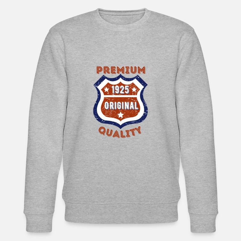 Premium-Qualität 1925 - Stanley/Stella Unisex Bio-Sweatshirt CHANGER  - Grau meliert