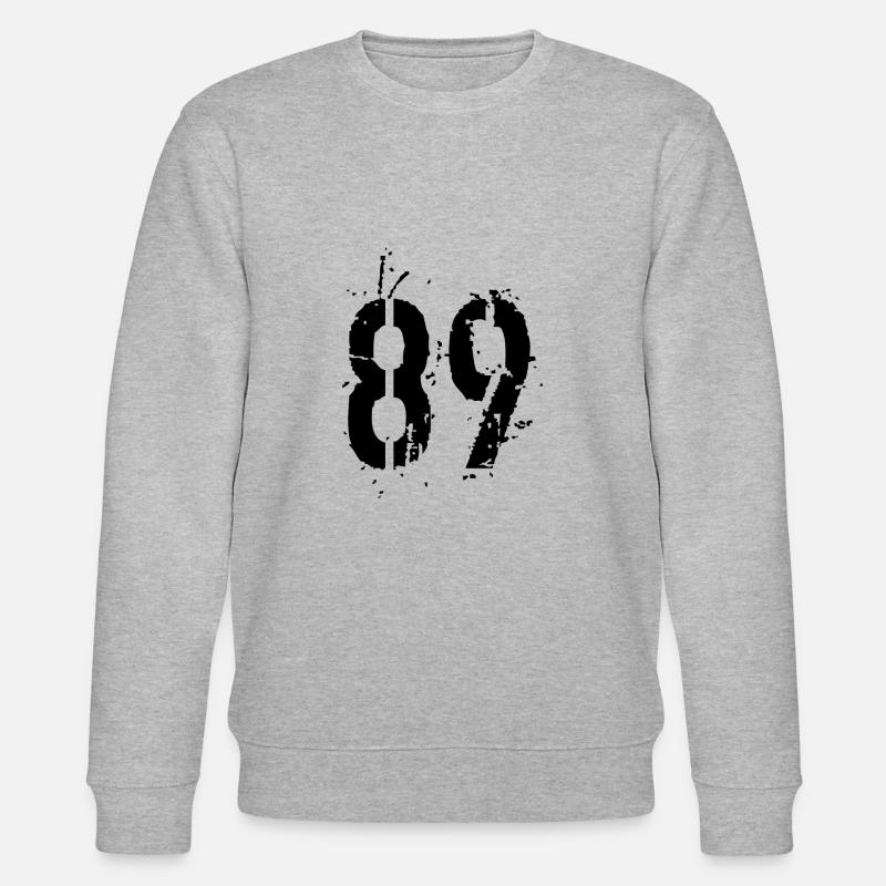 Nummer 89 - Stanley/Stella Unisex Bio-Sweatshirt CHANGER  - Grau meliert