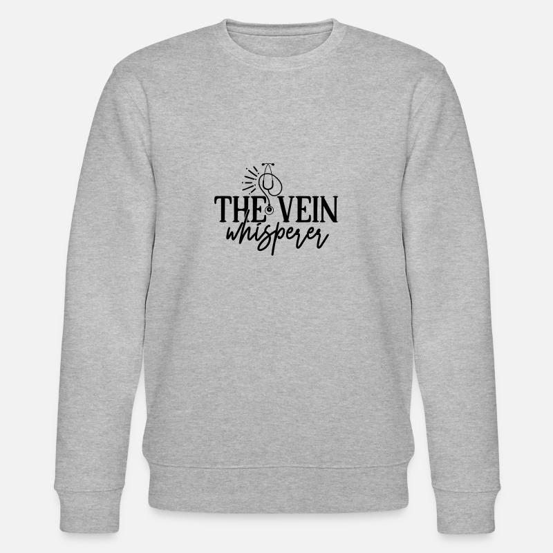 Le murmure de la veine - Sweat bio CHANGER Stanley/Stella Unisexe - gris chiné