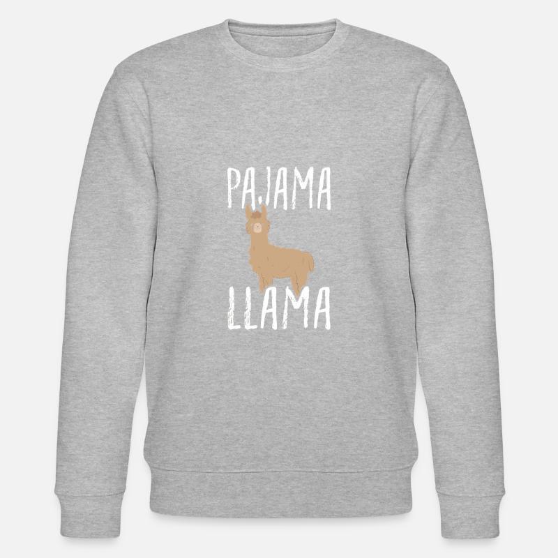 Pyjama LLama - Sweat bio CHANGER Stanley/Stella Unisexe - gris chiné