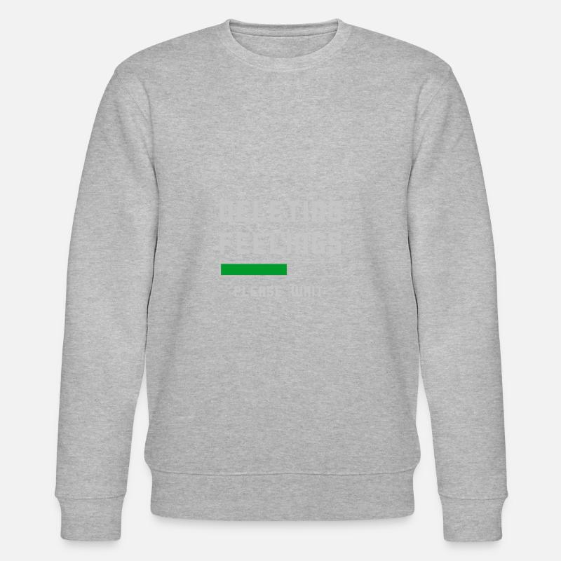 Suppression des sentiments Valentine - Sweat bio CHANGER Stanley/Stella Unisexe - gris chiné