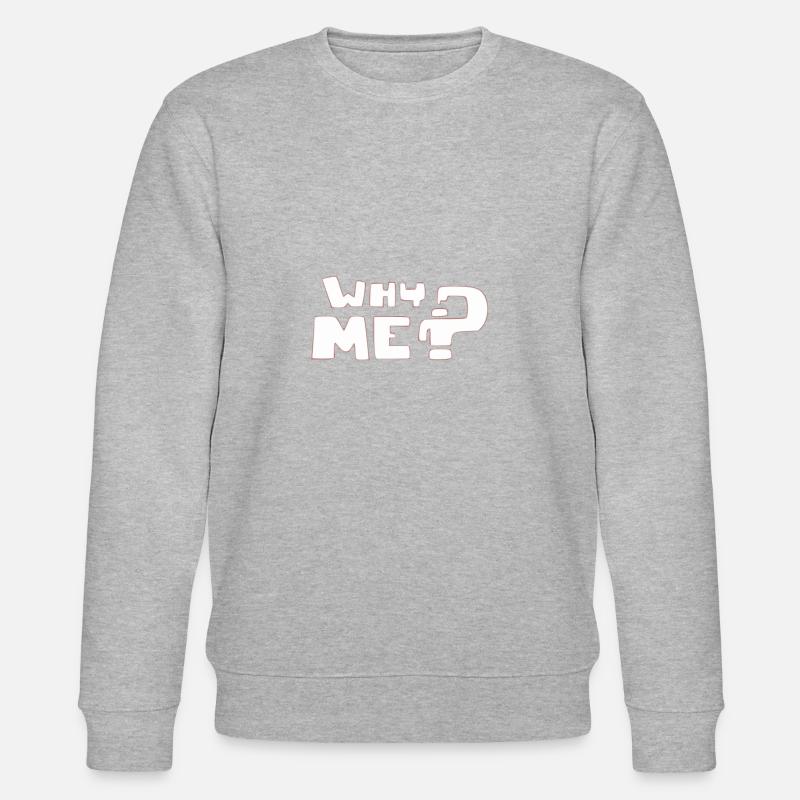 Warum ich - Stanley/Stella Unisex Bio-Sweatshirt CHANGER  - Grau meliert