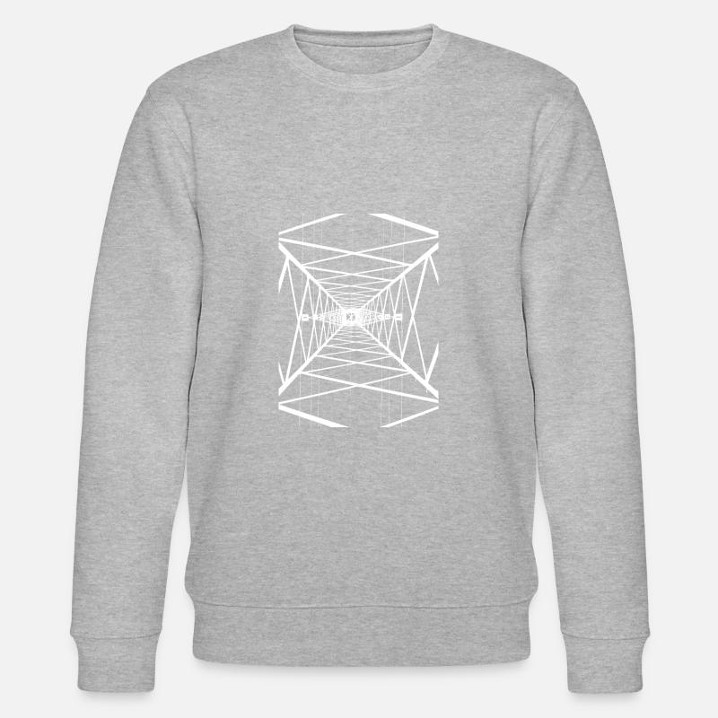 High mast V2 White - Stanley/Stella CHANGER Unisex Organic Sweatshirt - heather grey