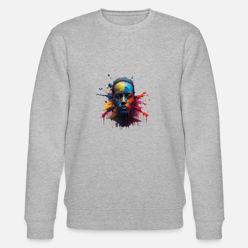 Mensch - Stanley/Stella Unisex Bio-Sweatshirt CHANGER  - Grau meliert