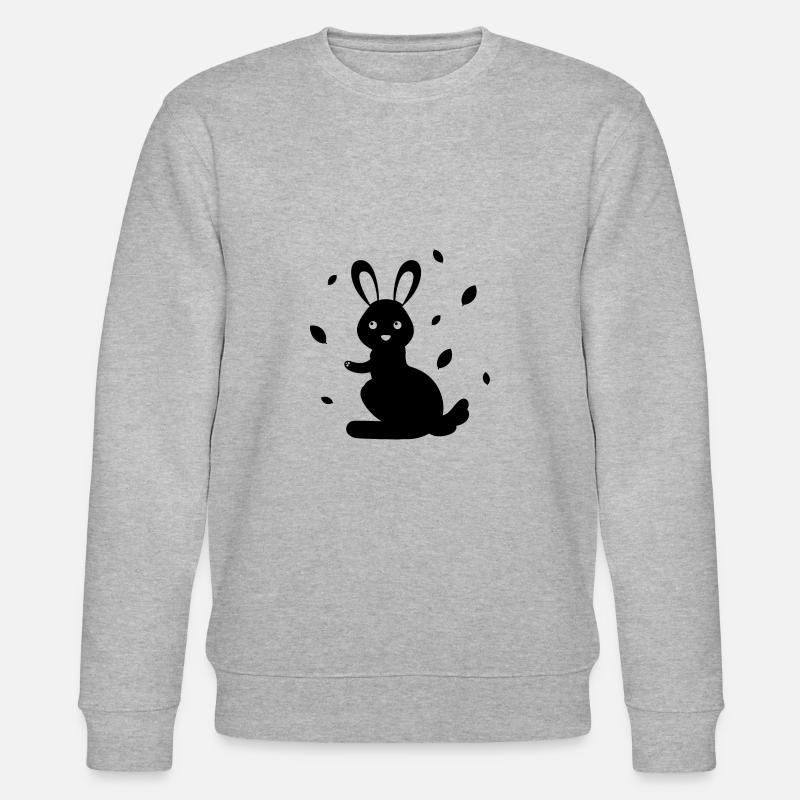Rabbit - Rabbit Nature Easter - Stanley/Stella CHANGER Unisex Organic Sweatshirt - heather grey