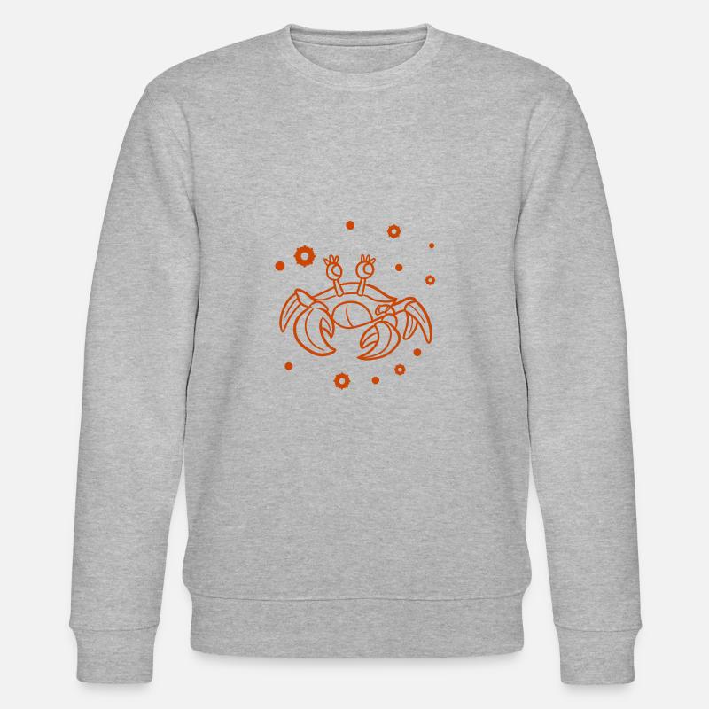 Krebs - Stanley/Stella Unisex Bio-Sweatshirt CHANGER  - Grau meliert