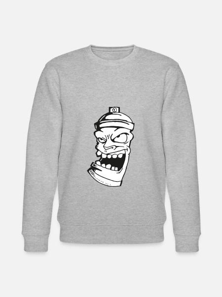 Crazy Sprayer - Stanley/Stella CHANGER Unisex Organic Sweatshirt - heather grey