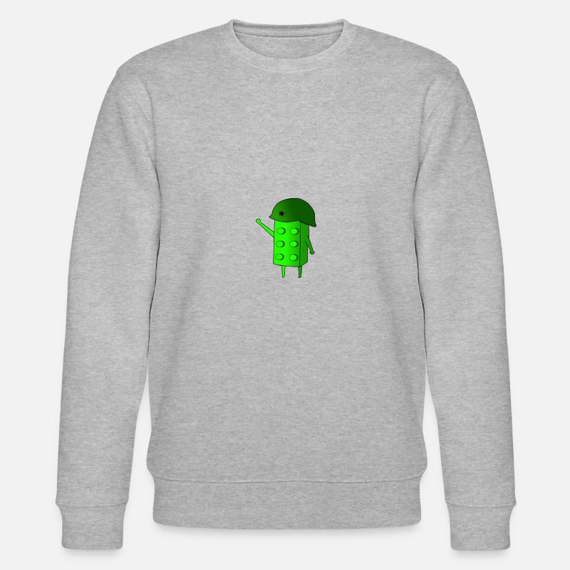 Bloc de construction vert - Sweat bio CHANGER Stanley/Stella Unisexe - gris chiné