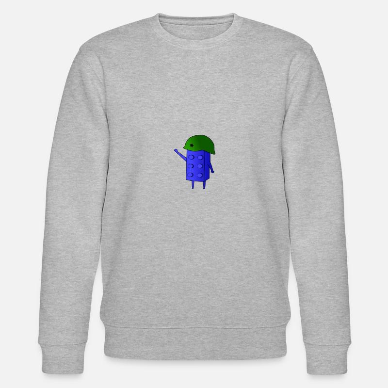 Bloc de construction bleu - Sweat bio CHANGER Stanley/Stella Unisexe - gris chiné