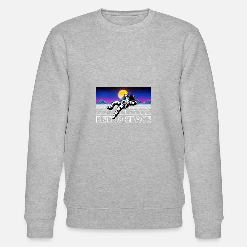 Design d’espace rétro - Sweat bio CHANGER Stanley/Stella Unisexe - gris chiné