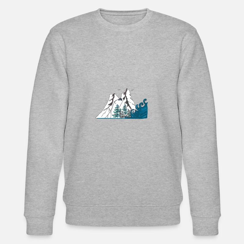 Bergwelle - Sweat bio CHANGER Stanley/Stella Unisexe - gris chiné