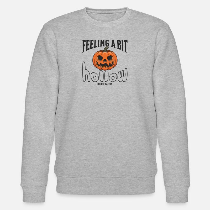 Feeling a bit hollow inside - Stanley/Stella Unisex Bio-Sweatshirt CHANGER  - Grau meliert
