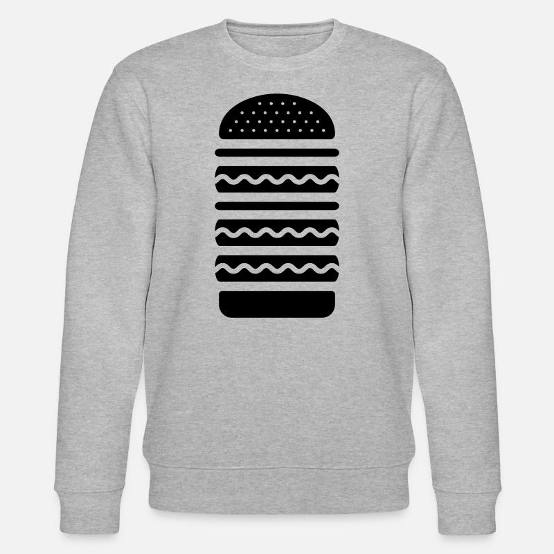 Cuisine Big Burger - Sweat bio CHANGER Stanley/Stella Unisexe - gris chiné